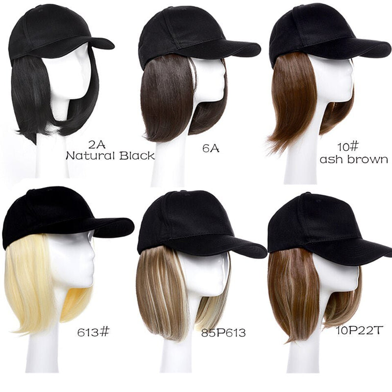 Baseball Cap Short Hair Wig - LightsBetter