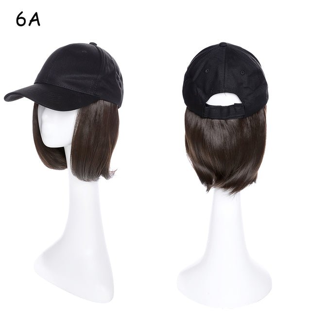 Baseball Cap Short Hair Wig - LightsBetter