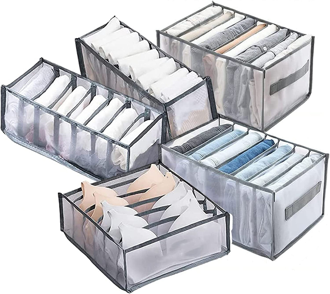 Folding Drawer Organizers - Mesh Nylon, Durable & Practical – LightsBetter