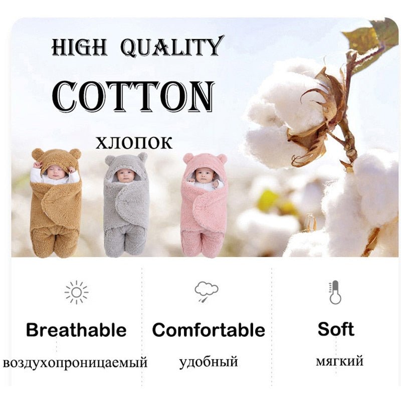 Cotton Baby Swaddle Blanket - LightsBetter