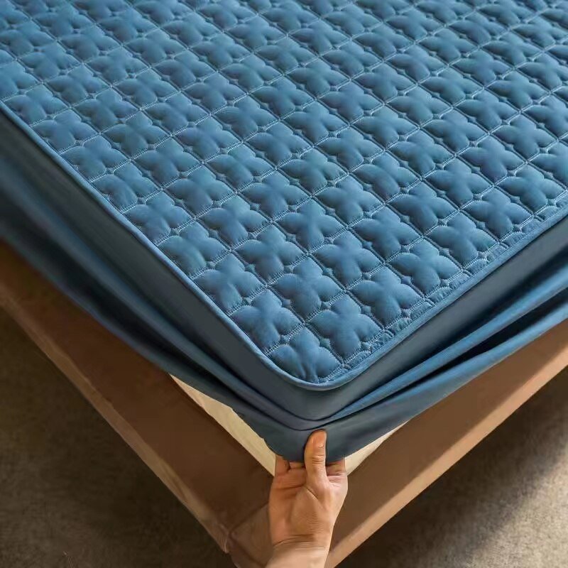 Cotton Thicken Mattress Cover - LightsBetter