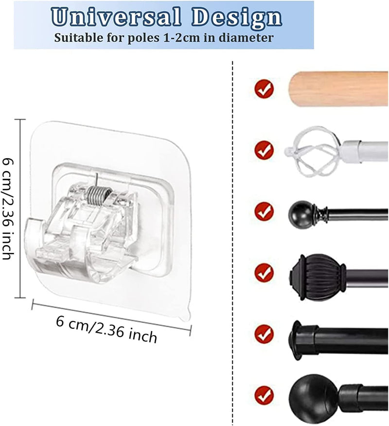 Curtain Rod Clip - LightsBetter