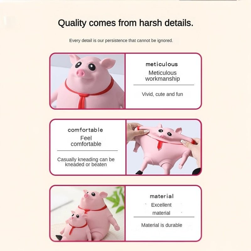 Cute Pink Pig - LightsBetter