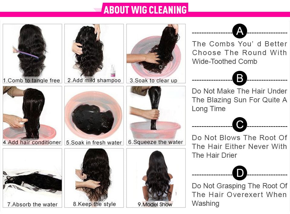 Deep Wave Headband Human Hair Wigs - LightsBetter