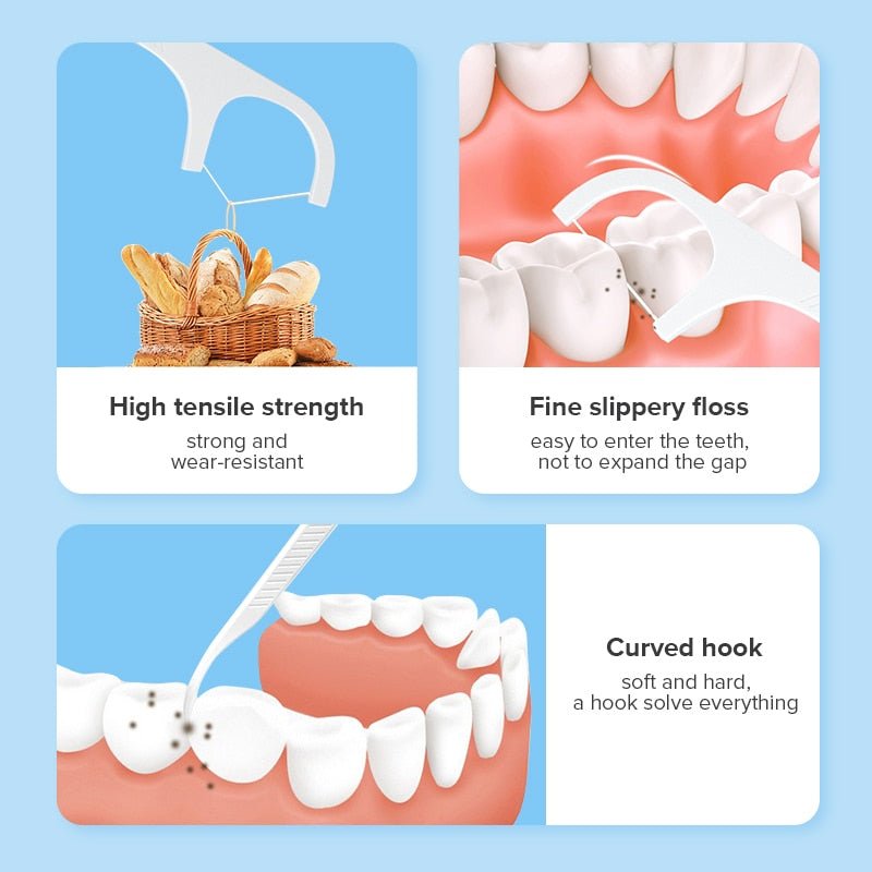 Dental Flosser Toothpicks - LightsBetter