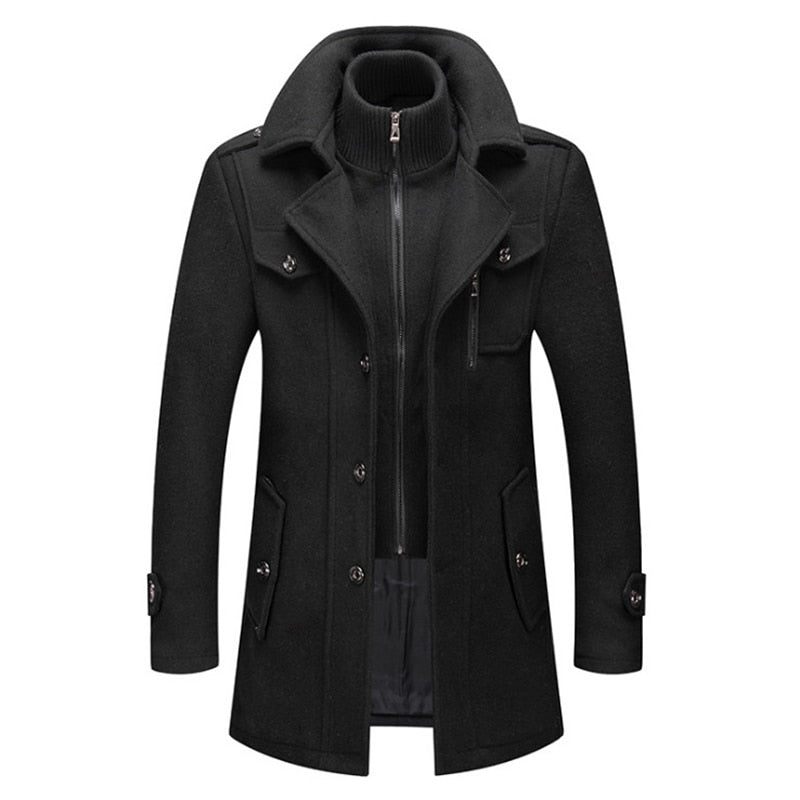 Double Collar Coat - LightsBetter