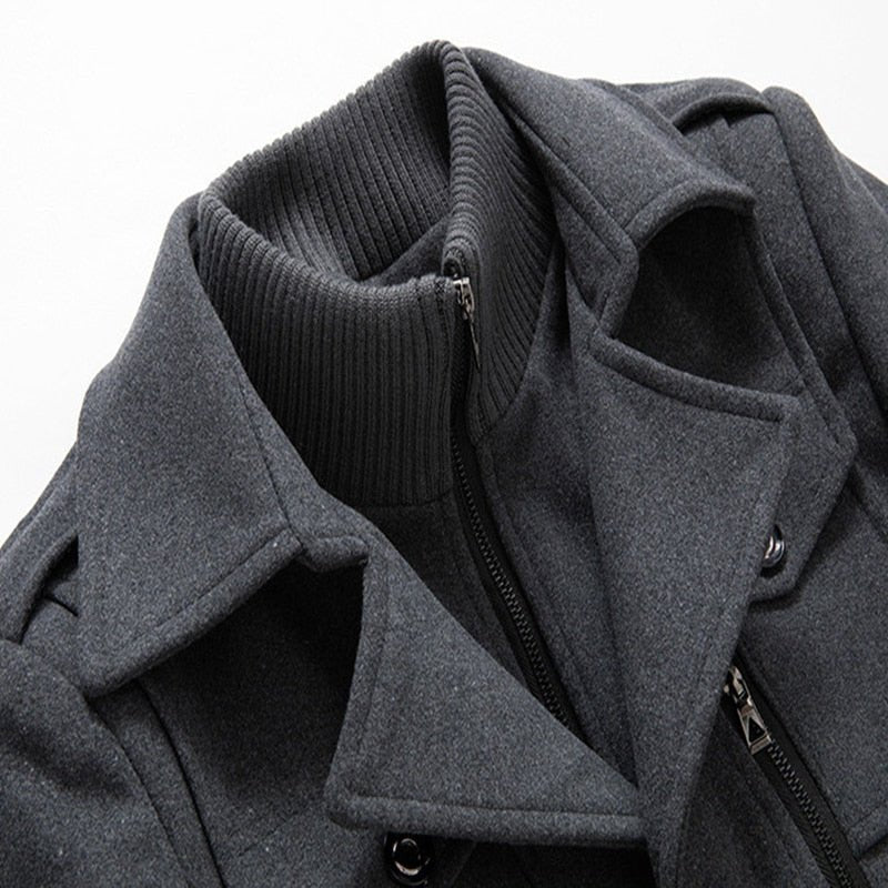 Double Collar Coat - LightsBetter