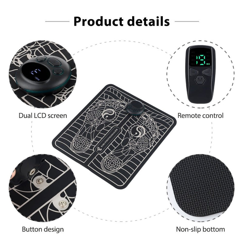 Electric Foot Massager Mat - LightsBetter