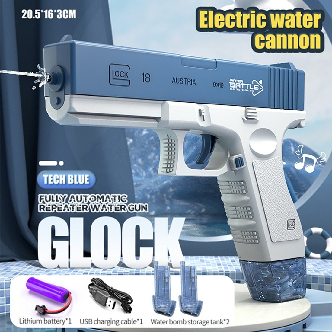 Electric Water Gun - LightsBetter