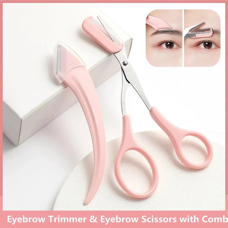 Eyebrow Trimming Scissors - LightsBetter