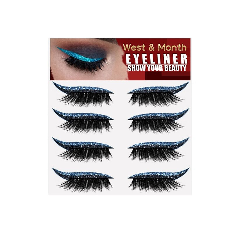 Eyeliner and Eyelash Stickers - LightsBetter