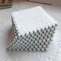 Thumbnail for Fluffy Puzzle Floor Mat - LightsBetter