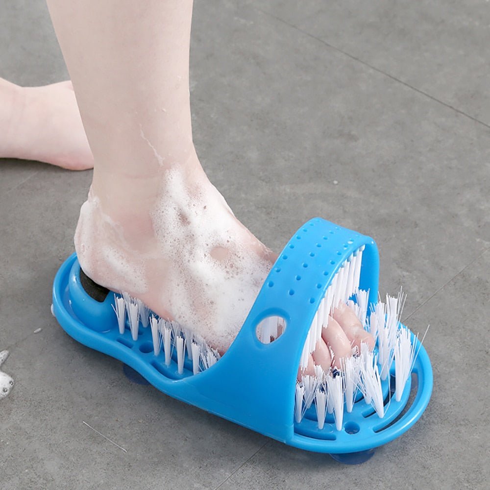 Buy Plenteous Easy Feet Foot Cleaner Shower Slipper Feet Cleaning Brush  Cleaner Scrubber (Blue) Online at Lowest Price Ever in India | Check  Reviews & Ratings - Shop The World