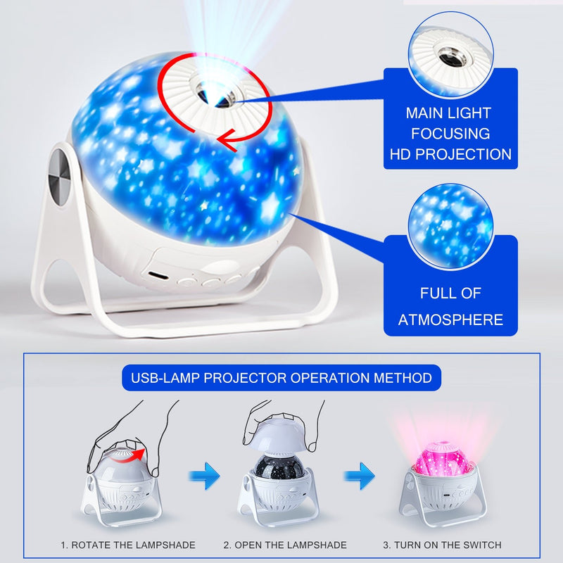 Galaxy Star Projector - LightsBetter