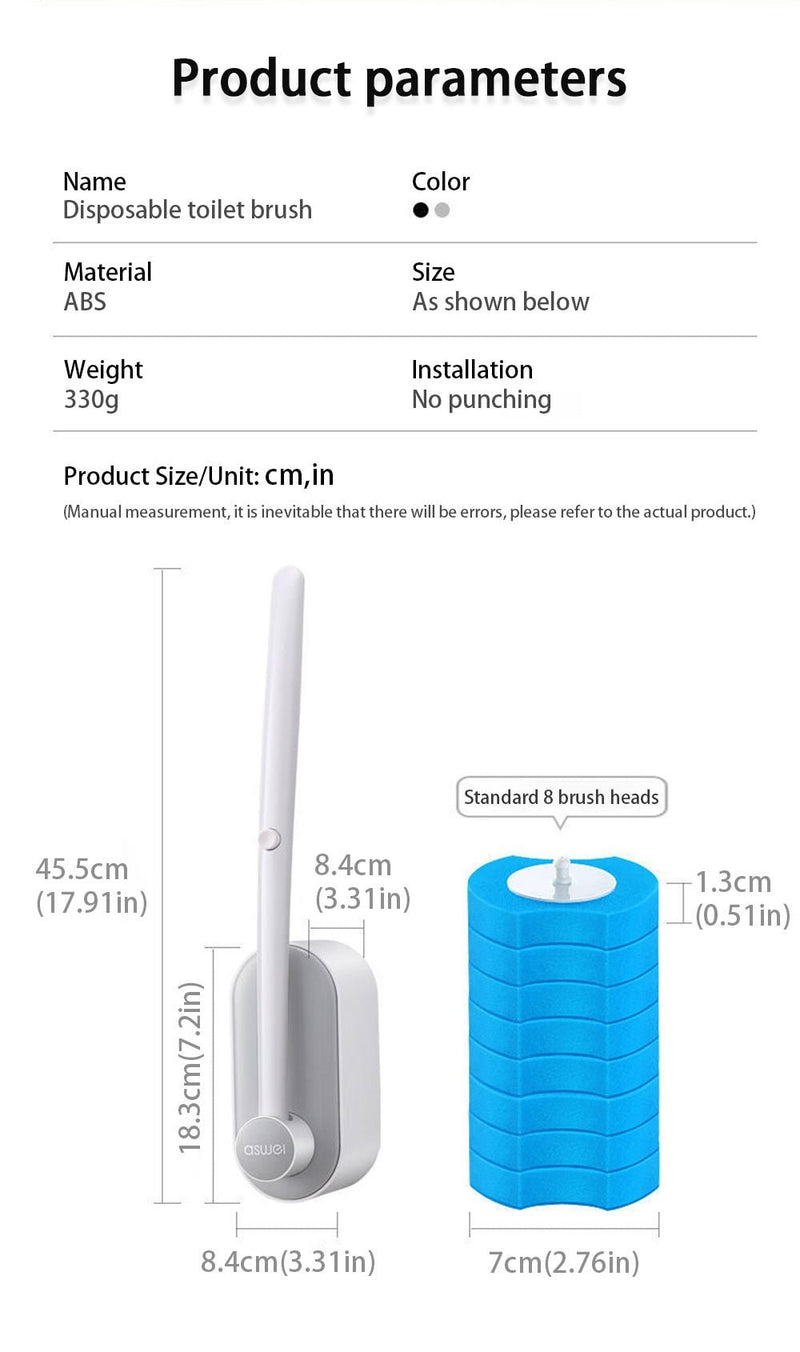 Hygienic Toilet Brush - LightsBetter