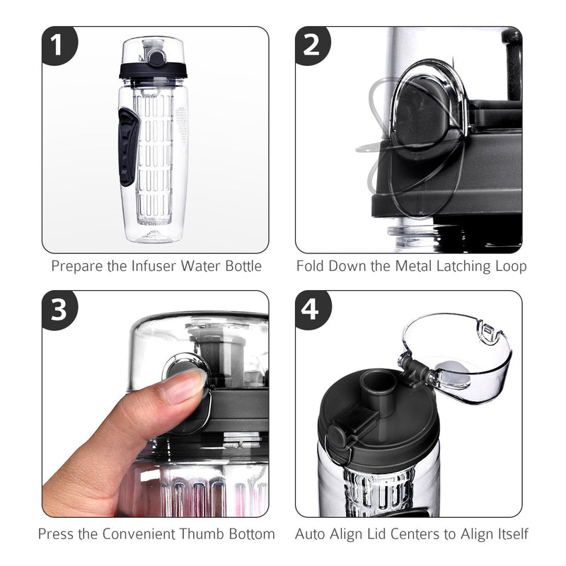 Infuser Water Bottle - LightsBetter