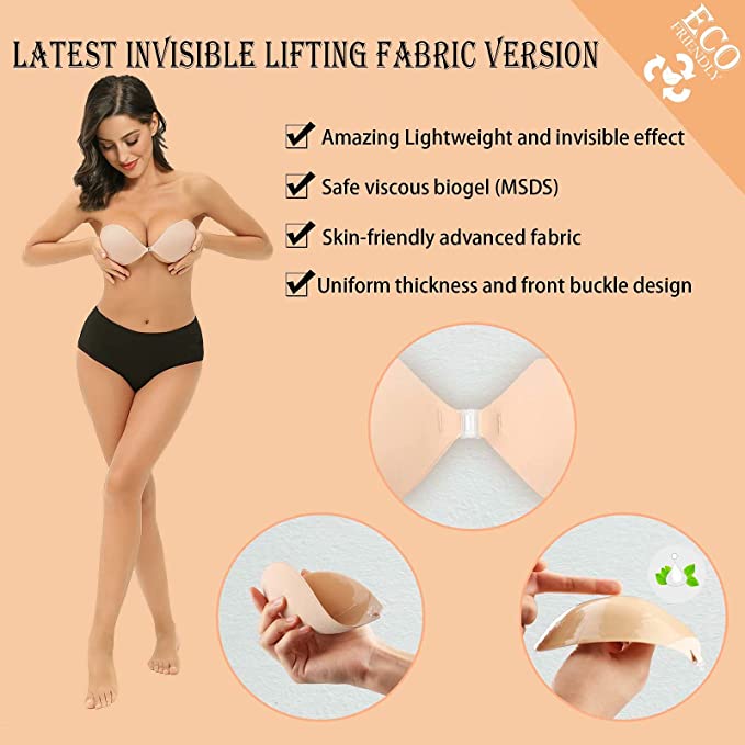 Invisible Push Up Bra - LightsBetter