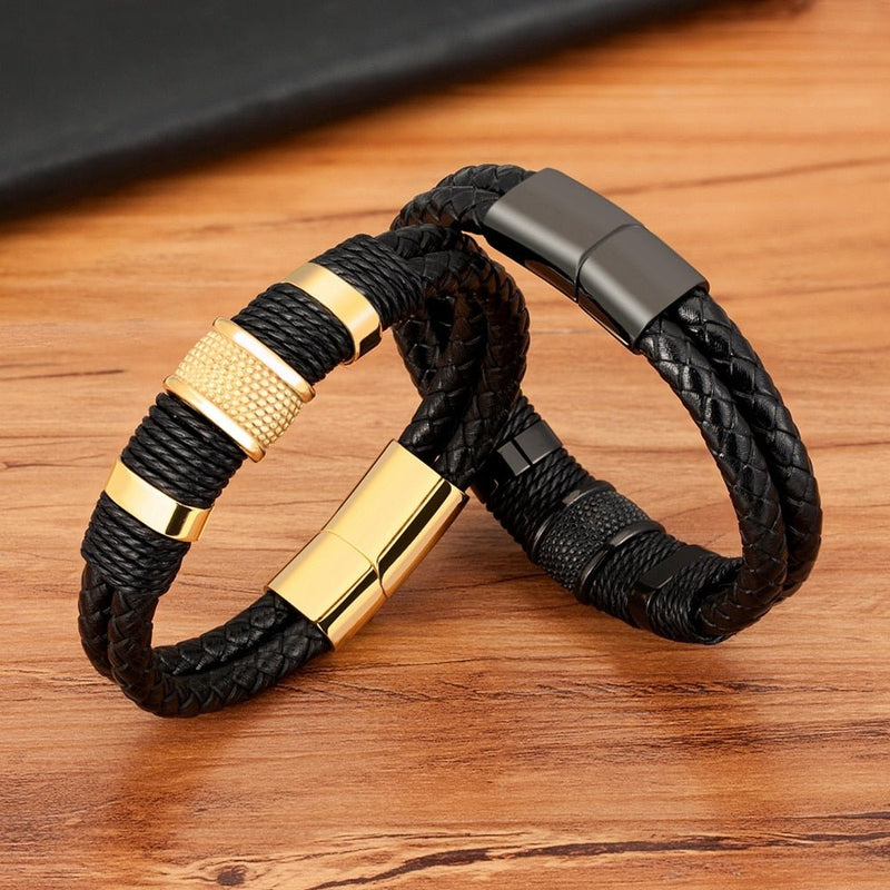 Leather Charm Bracelet - LightsBetter