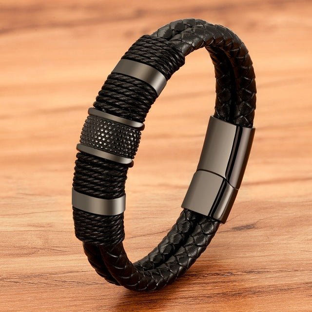 Leather Charm Bracelet - LightsBetter