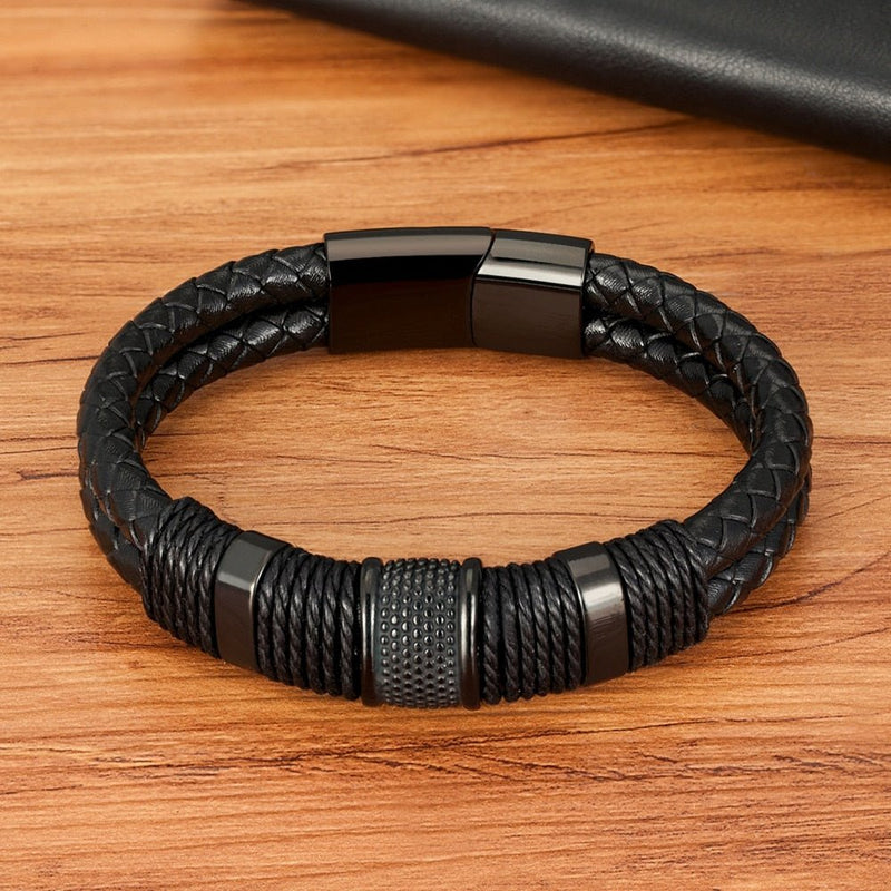 Leather Charm Bracelet - LightsBetter