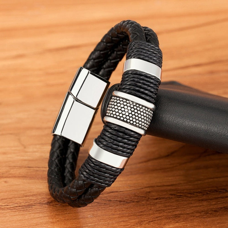 Leather Charm Bracelet - LightsBetter