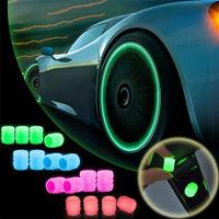 Thumbnail for Luminous Car Tire Valve Caps - LightsBetter