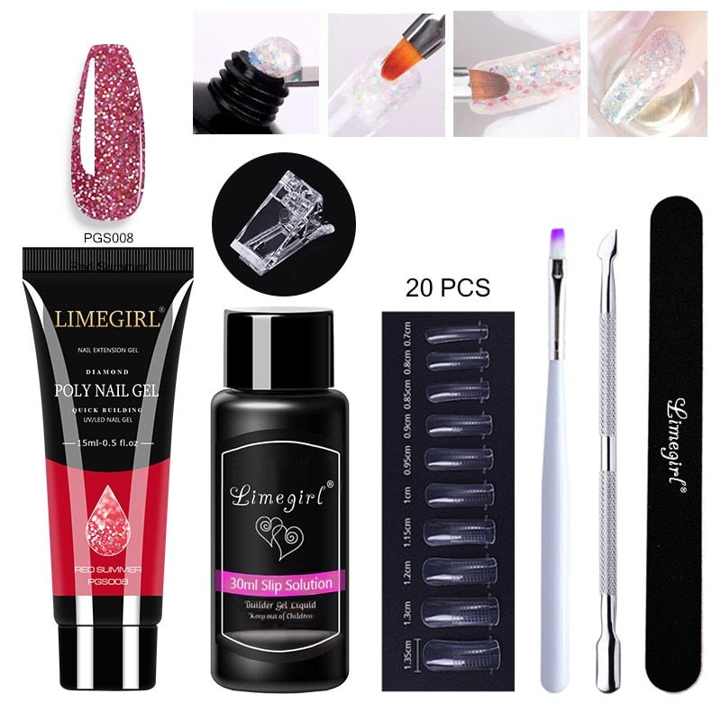 Luxury Polygel Nail Kit - LightsBetter