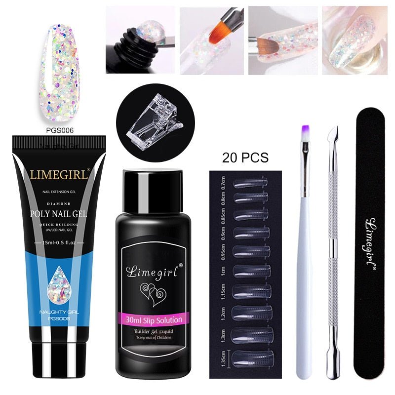 Luxury Polygel Nail Kit - LightsBetter