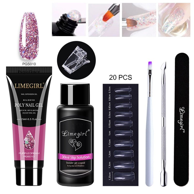 Luxury Polygel Nail Kit - LightsBetter