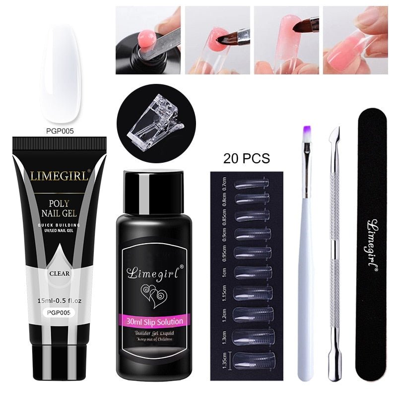 Luxury Polygel Nail Kit - LightsBetter