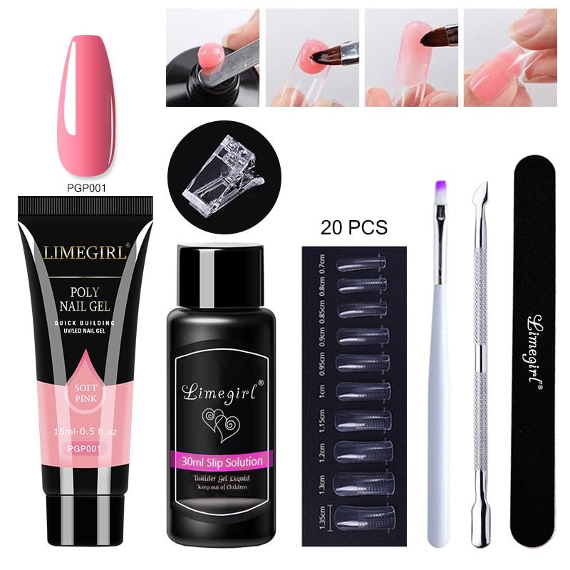 Luxury Polygel Nail Kit - LightsBetter