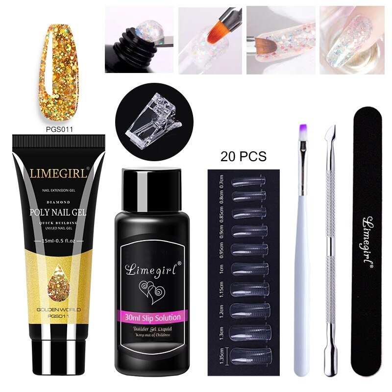 Luxury Polygel Nail Kit - LightsBetter