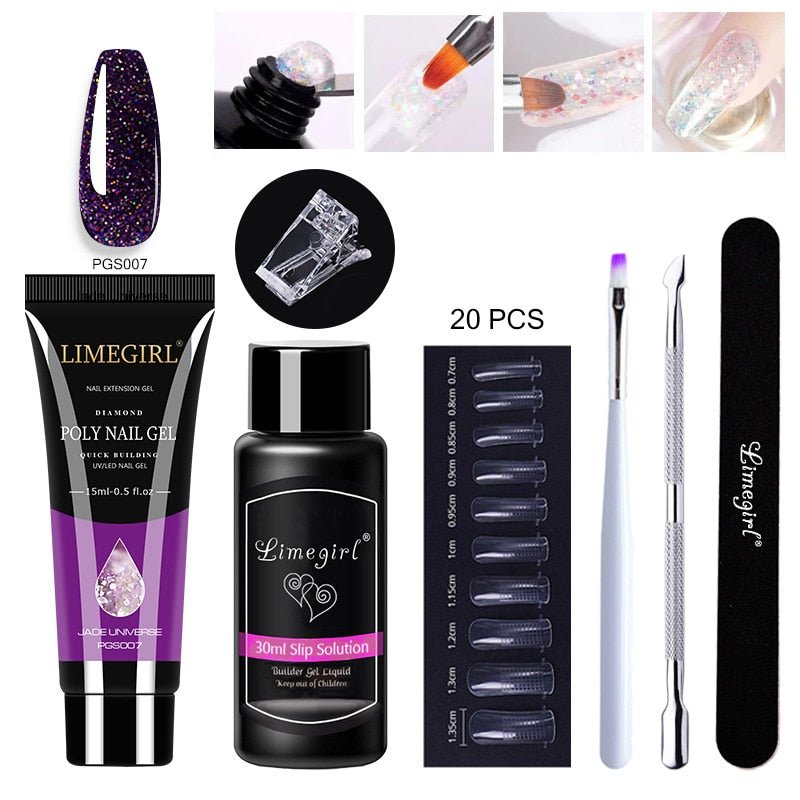 Luxury Polygel Nail Kit - LightsBetter