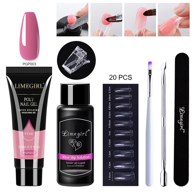Luxury Polygel Nail Kit - LightsBetter