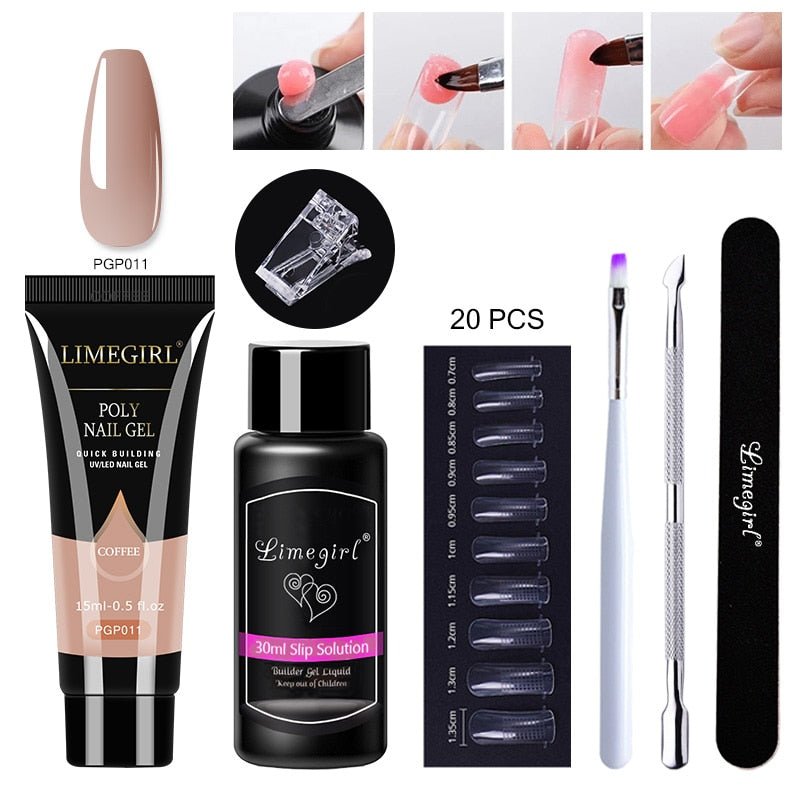 Luxury Polygel Nail Kit - LightsBetter