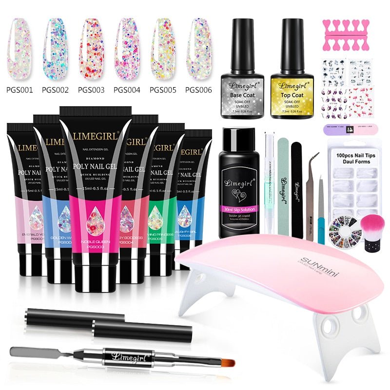 Luxury Polygel Nail Kit - LightsBetter