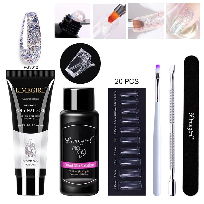 Luxury Polygel Nail Kit - LightsBetter