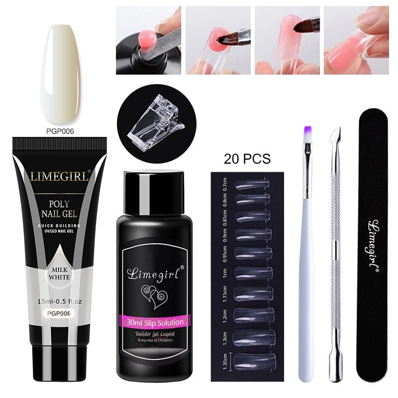Luxury Polygel Nail Kit - LightsBetter