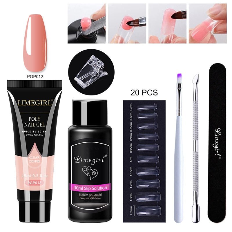 Luxury Polygel Nail Kit - LightsBetter