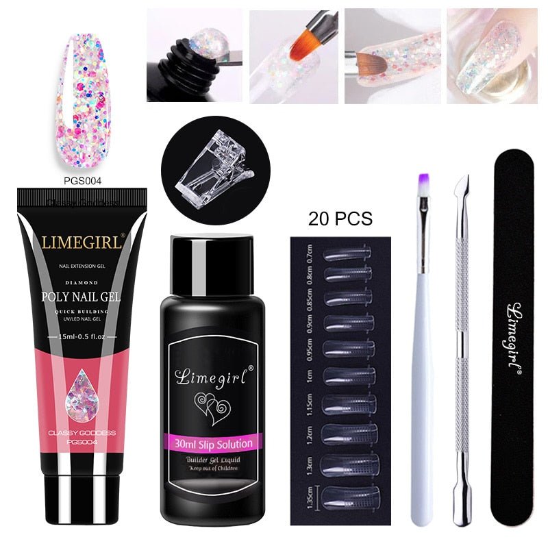 Luxury Polygel Nail Kit - LightsBetter