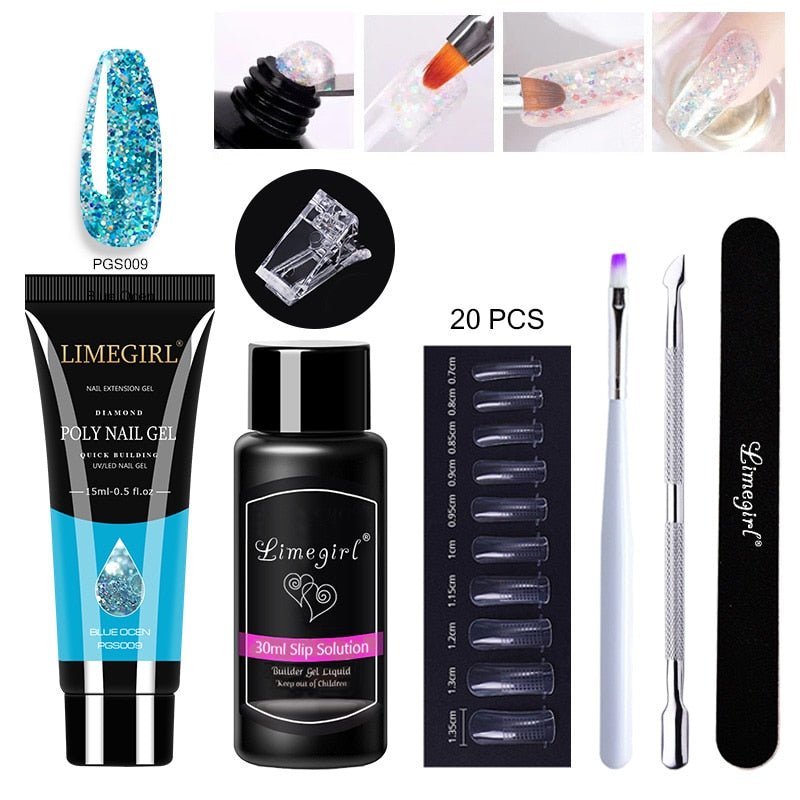 Luxury Polygel Nail Kit - LightsBetter