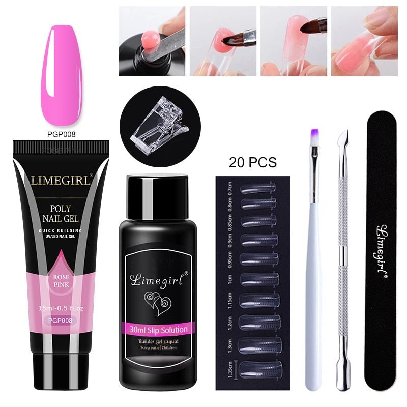 Luxury Polygel Nail Kit - LightsBetter