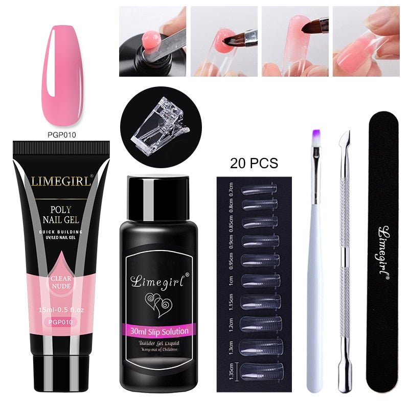 Luxury Polygel Nail Kit - LightsBetter