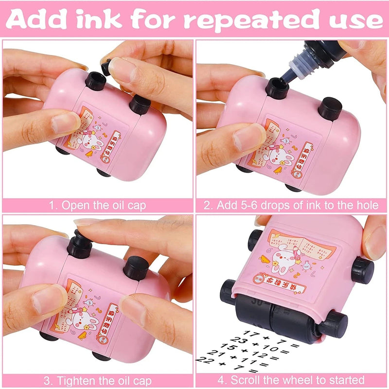 Math Teaching Stamp Roller - LightsBetter