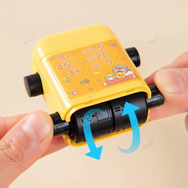 Math Teaching Stamp Roller - LightsBetter