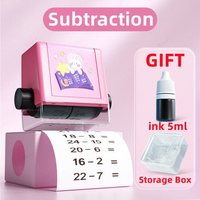 Math Teaching Stamp Roller - LightsBetter