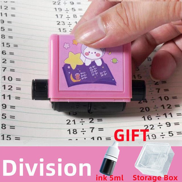 Math Teaching Stamp Roller - LightsBetter