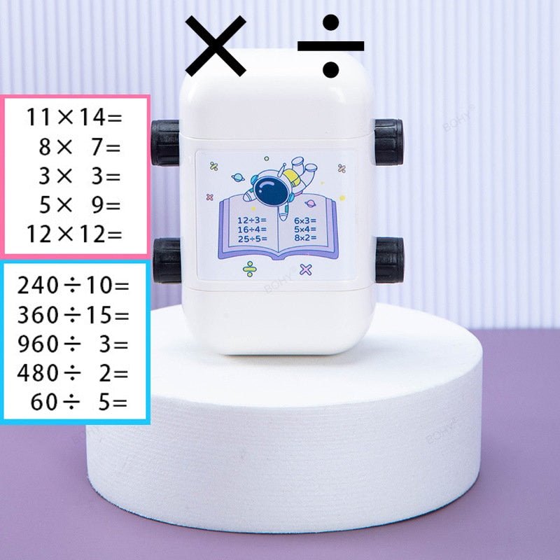 Math Teaching Stamp Roller - LightsBetter