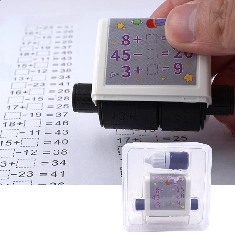 Math Teaching Stamp Roller - LightsBetter