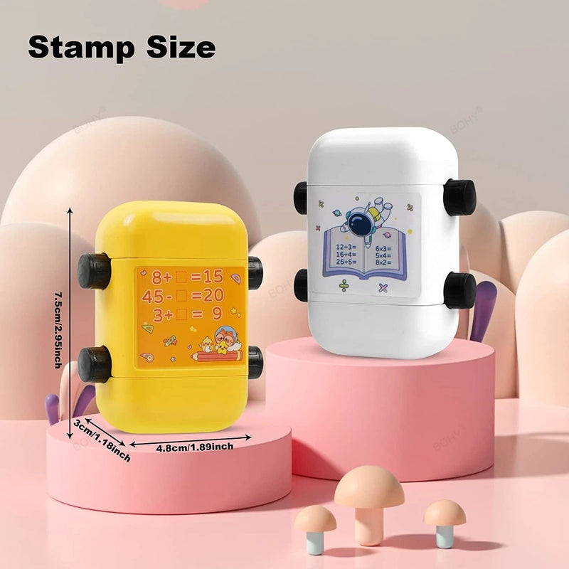 Math Teaching Stamp Roller - LightsBetter